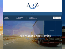 Tablet Screenshot of a2zpackersandmovers.com